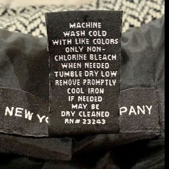 Tweed blazer New York & Co black white womens Sz M - Picture 9 of 9